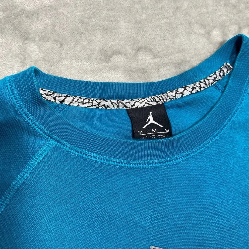 Nike Jordan Charlotte Hornets Sweatshirt M‎ Crewneck Pullover Jumpman